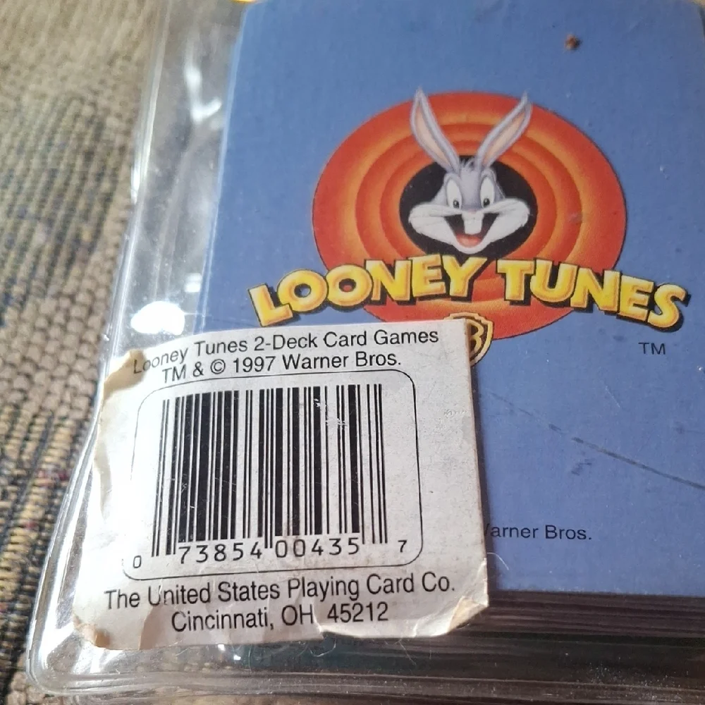 Warner Bros. Looney Tunes Go Fish Card Game - Teal & Black